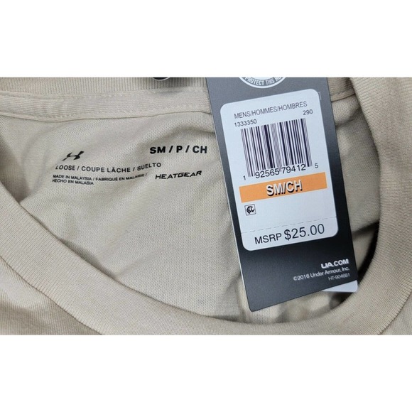 Under Armour Freedom Compression Performance T-Shirt Sz Men’s Small USA America - Picture 3 of 5